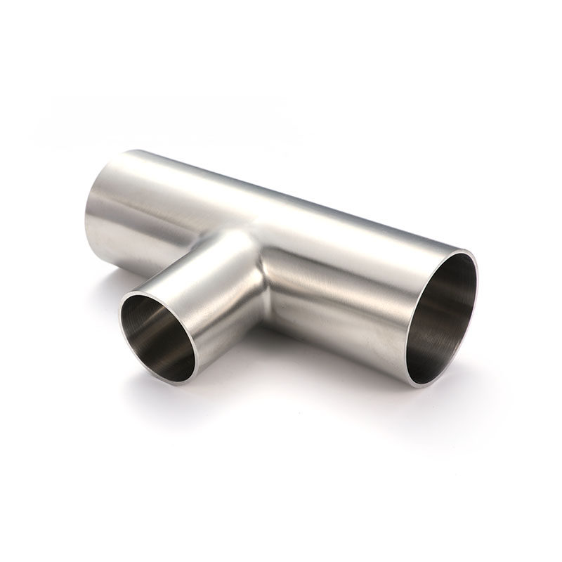 Long Welded Reducing Tee DIN Sanitary Stainless Steel Pipe Fitting Long Welded Reducing Tee DIN Sanitary Stainless Steel Pipe Fitting