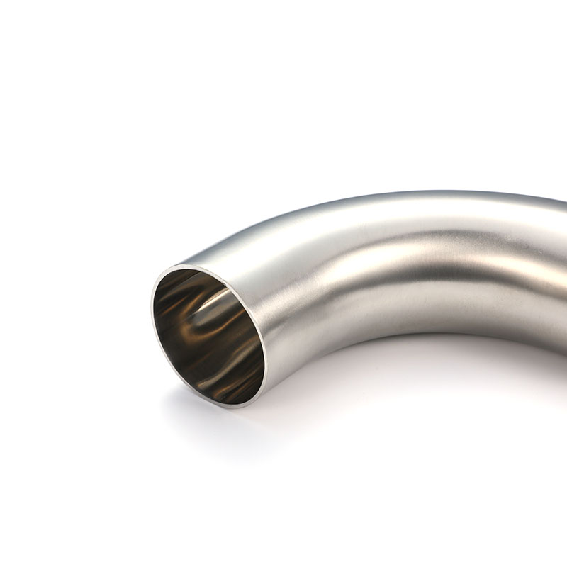 90° Long Welded Elbow SMS Sanitary Stainless Steel Pipe Fitting 90° Long Welded Elbow SMS Sanitary Stainless Steel Pipe Fitting