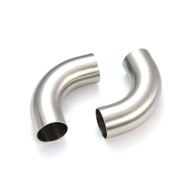 90° Long Welded Elbow DIN Sanitary Stainless Steel Pipe Fitting