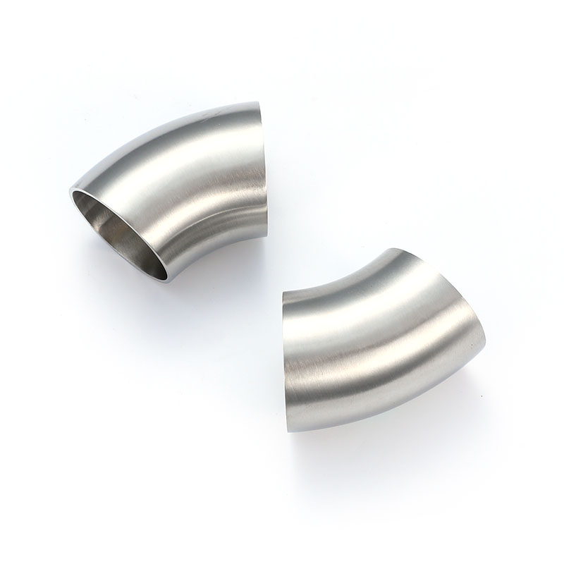 45° Welded Elbow SMS Sanitary Stainless Steel Pipe Fitting