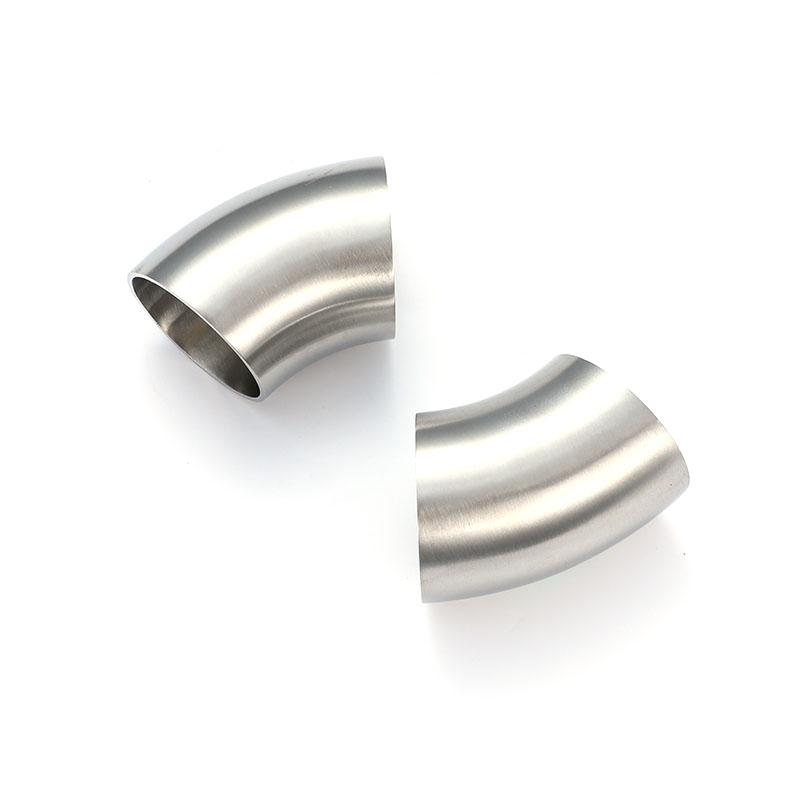45° Welded Elbow DIN Sanitary Stainless Steel Pipe Fitting