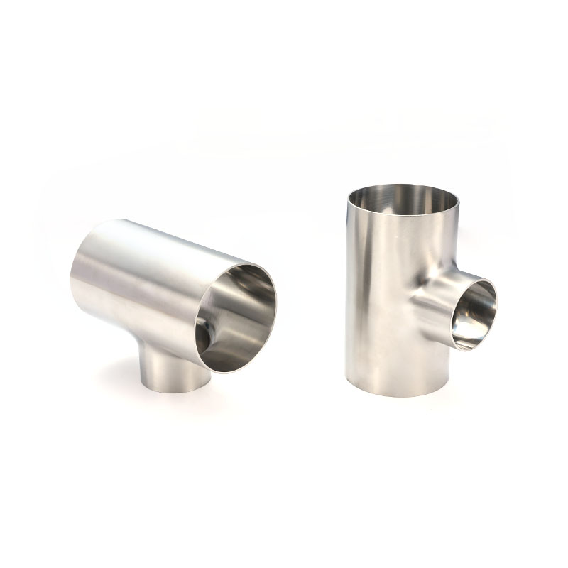 Short Welded Tee DIN Sanitary Stainless Steel Pipe Fitting