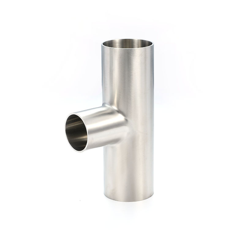 Long Welded Reducing Tee DIN Sanitary Stainless Steel Pipe Fitting Long Welded Reducing Tee DIN Sanitary Stainless Steel Pipe Fitting