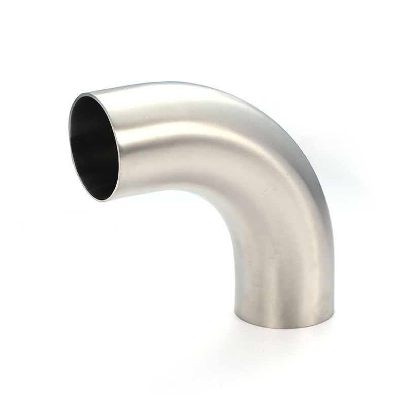 90° Long Welded Elbow SMS Sanitary Stainless Steel Pipe Fitting 90° Long Welded Elbow SMS Sanitary Stainless Steel Pipe Fitting