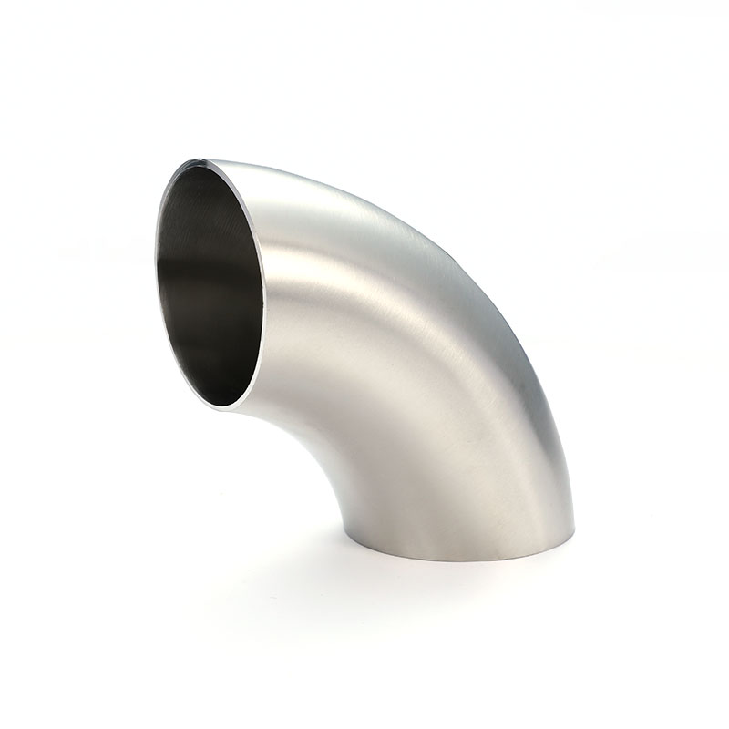 90° Welded Elbow DIN Sanitary Stainless Steel Pipe Fitting 90° Welded Elbow DIN Sanitary Stainless Steel Pipe Fitting