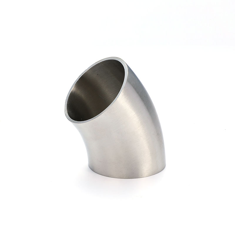 45° Welded Elbow DIN Sanitary Stainless Steel Pipe Fitting 45° Welded Elbow DIN Sanitary Stainless Steel Pipe Fitting