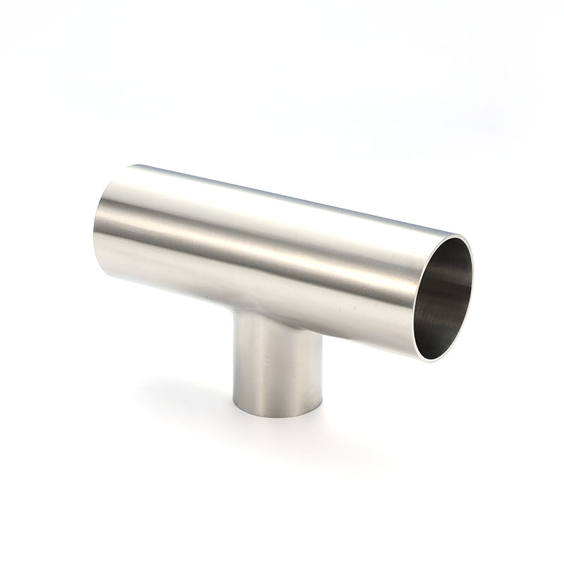 Long Welded Reducing Tee DIN Sanitary Stainless Steel Pipe Fitting Long Welded Reducing Tee DIN Sanitary Stainless Steel Pipe Fitting