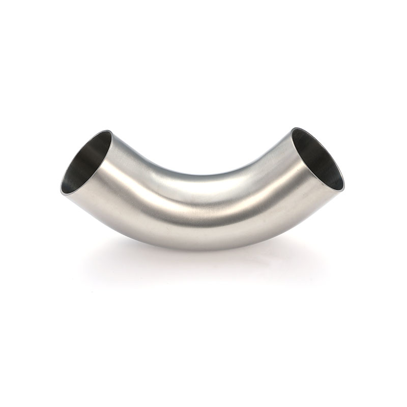 90° Long Welded Elbow SMS Sanitary Stainless Steel Pipe Fitting 90° Long Welded Elbow SMS Sanitary Stainless Steel Pipe Fitting