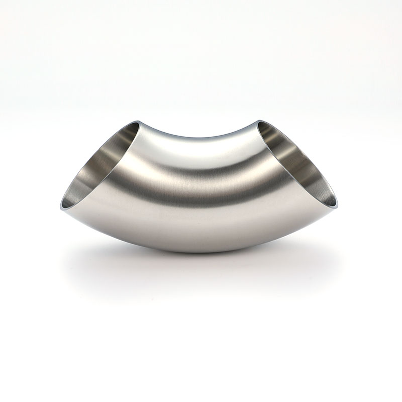 90° Welded Elbow DIN Sanitary Stainless Steel Pipe Fitting 90° Welded Elbow DIN Sanitary Stainless Steel Pipe Fitting