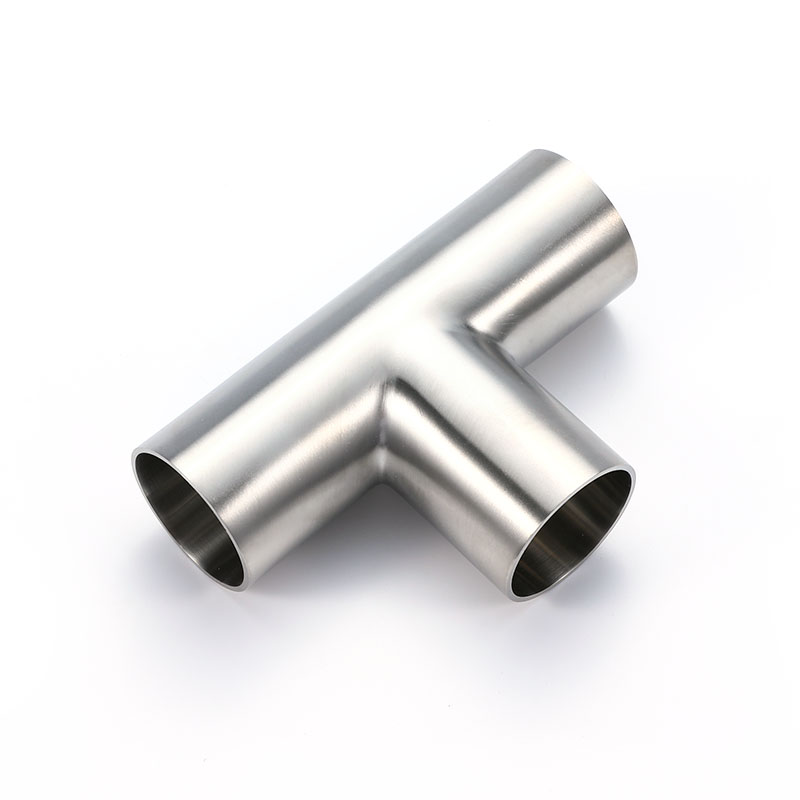 Welded Tee DIN Sanitary Stainless Steel Pipe Fitting