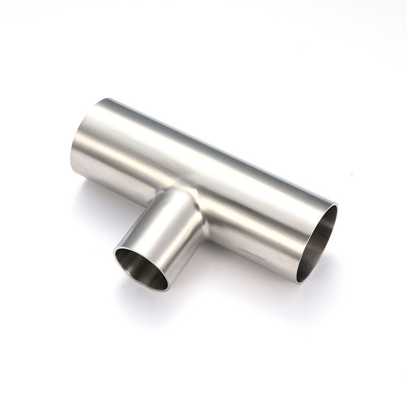 Long Welded Reducing Tee DIN Sanitary Stainless Steel Pipe Fitting Long Welded Reducing Tee DIN Sanitary Stainless Steel Pipe Fitting