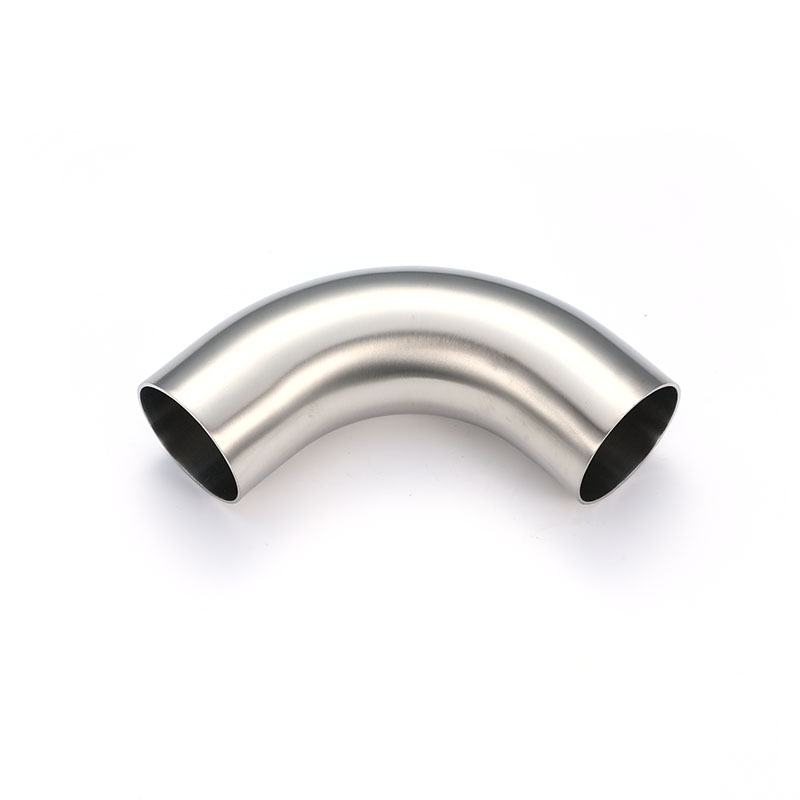 90° Long Welded Elbow SMS Sanitary Stainless Steel Pipe Fitting 90° Long Welded Elbow SMS Sanitary Stainless Steel Pipe Fitting