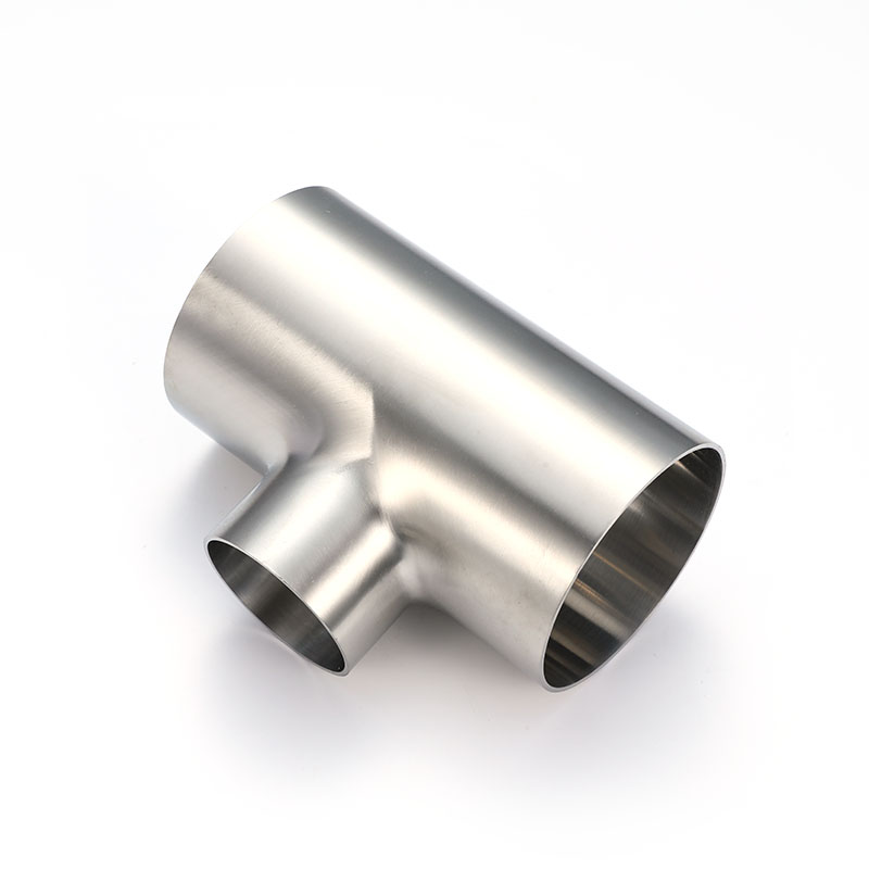 Short Welded Tee DIN Sanitary Stainless Steel Pipe Fitting Short Welded Tee DIN Sanitary Stainless Steel Pipe Fitting