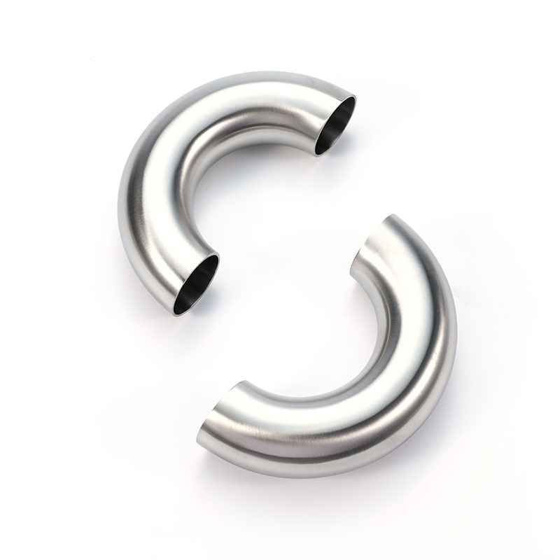180° Welded Elbow DIN Sanitary Stainless Steel Pipe Fitting