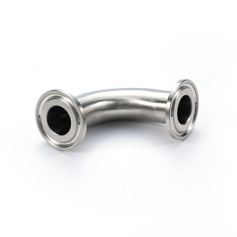 90° Clamp-Type Elbow ISO/IDF Sanitary Stainless Steel Pipe Fitting 90° Clamp-Type Elbow ISO/IDF Sanitary Stainless Steel Pipe Fitting