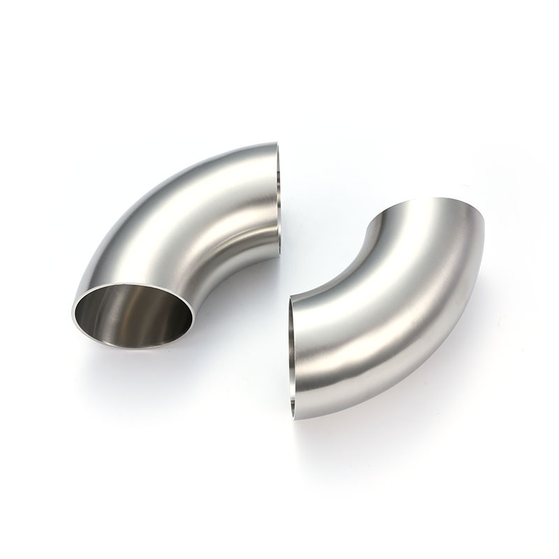 90° Welded Elbow ISO/IDF Sanitary Stainless Steel Pipe Fitting