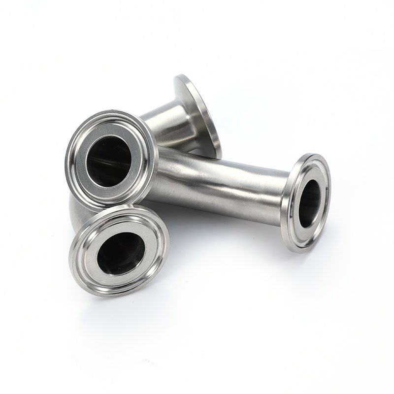 90° Clamp-Type Elbow 3A sanitary grade stainless steel pipe fitting 90° Clamp-Type Elbow 3A sanitary grade stainless steel pipe fitting