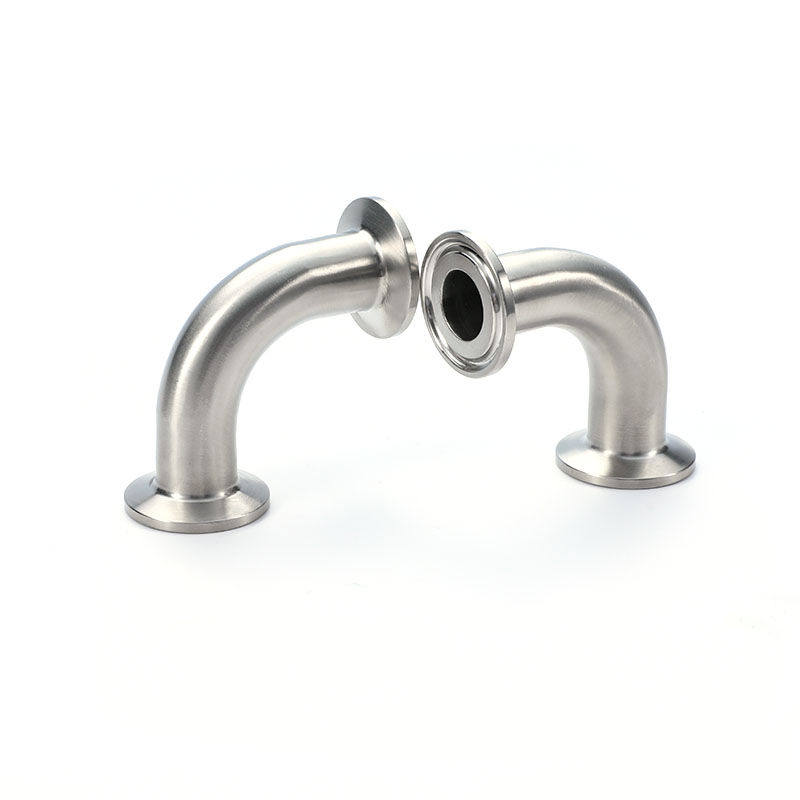 90° Clamp-Type Elbow ISO/IDF Sanitary Stainless Steel Pipe Fitting 90° Clamp-Type Elbow ISO/IDF Sanitary Stainless Steel Pipe Fitting