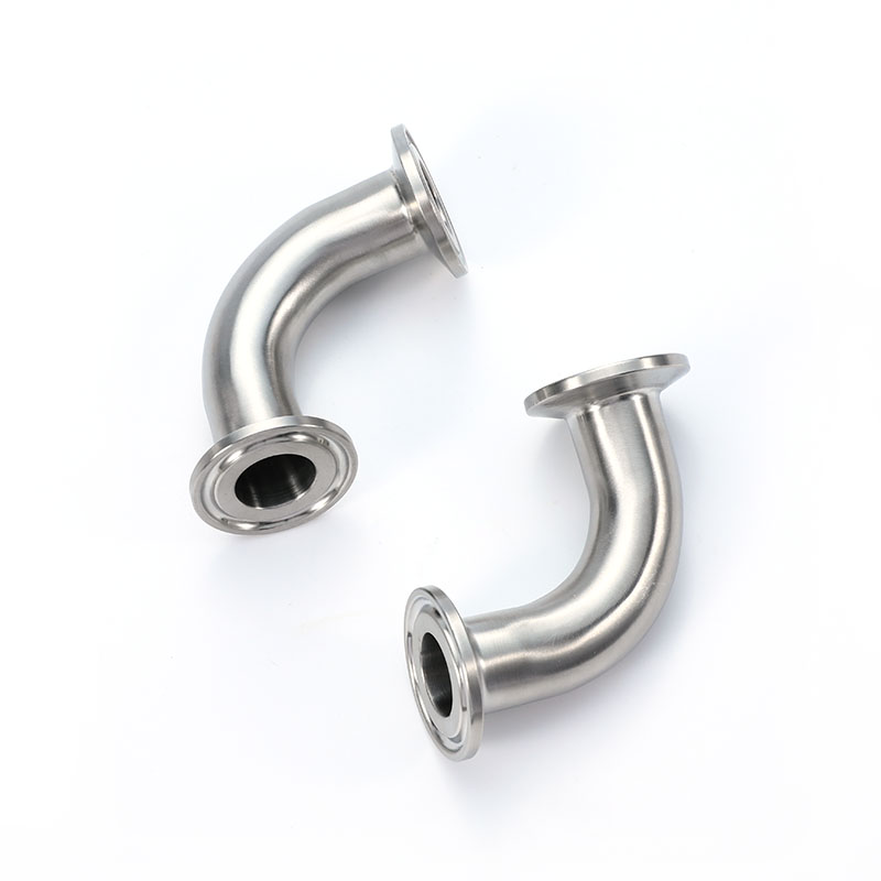 90° Clamp-Type Elbow ISO/IDF Sanitary Stainless Steel Pipe Fitting