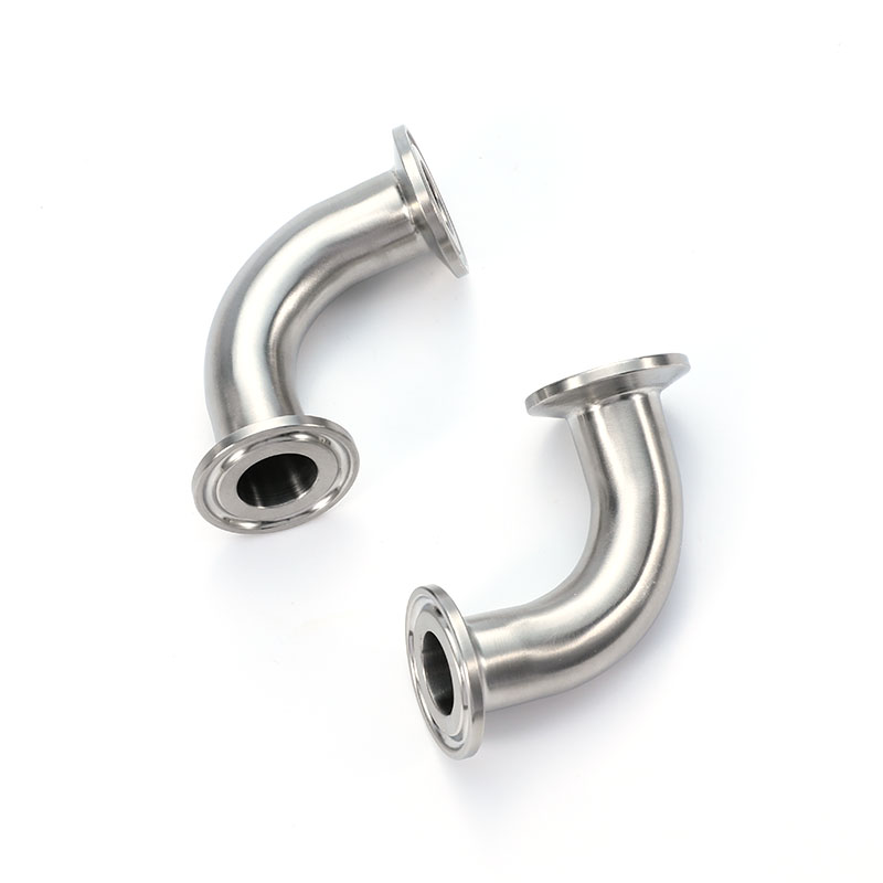 90° Clamp-Type Elbow 3A sanitary grade stainless steel pipe fitting
