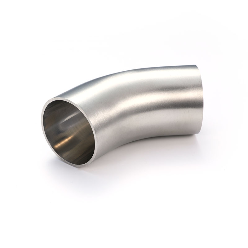 45° Long Welded Elbow BS Sanitary Stainless Steel Pipe Fitting 45° Long Welded Elbow BS Sanitary Stainless Steel Pipe Fitting