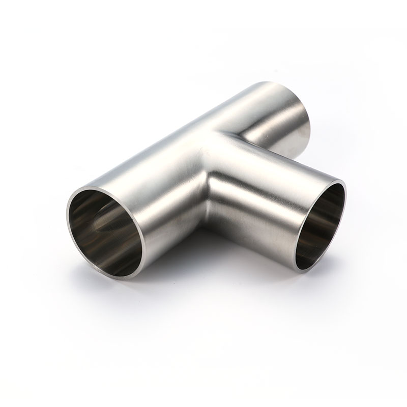 Welded Tee JIS Sanitary Stainless Steel Pipe Fitting Welded Tee JIS Sanitary Stainless Steel Pipe Fitting