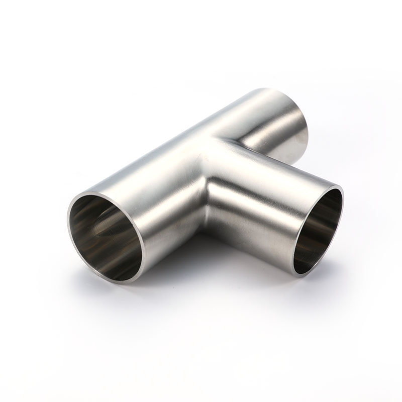 Welded Tee BPE Sanitary Stainless Steel Pipe Fitting