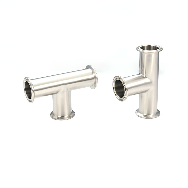 Clamp-Type Tee BS Sanitary Stainless Steel Pipe Fitting