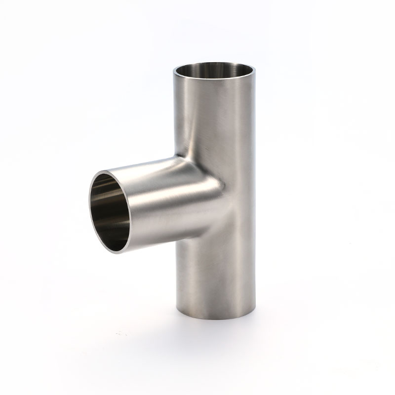 Welded Tee JIS Sanitary Stainless Steel Pipe Fitting Welded Tee JIS Sanitary Stainless Steel Pipe Fitting