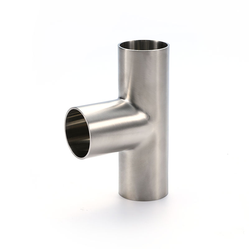 Welded Tee BPE Sanitary Stainless Steel Pipe Fitting Welded Tee BPE Sanitary Stainless Steel Pipe Fitting