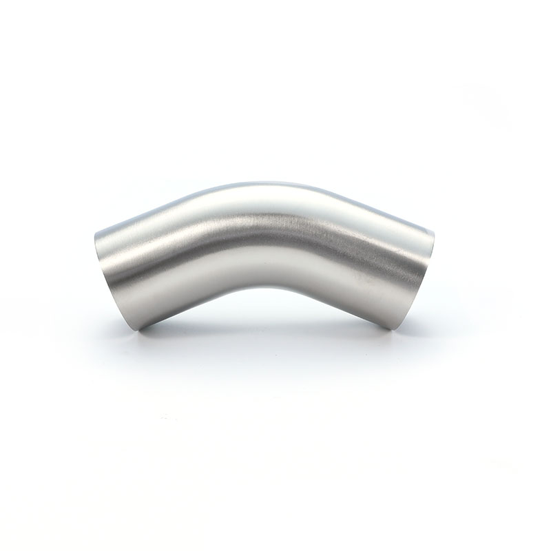 45° Long Welded Elbow BPE Sanitary Stainless Steel Pipe Fitting 45° Long Welded Elbow BPE Sanitary Stainless Steel Pipe Fitting