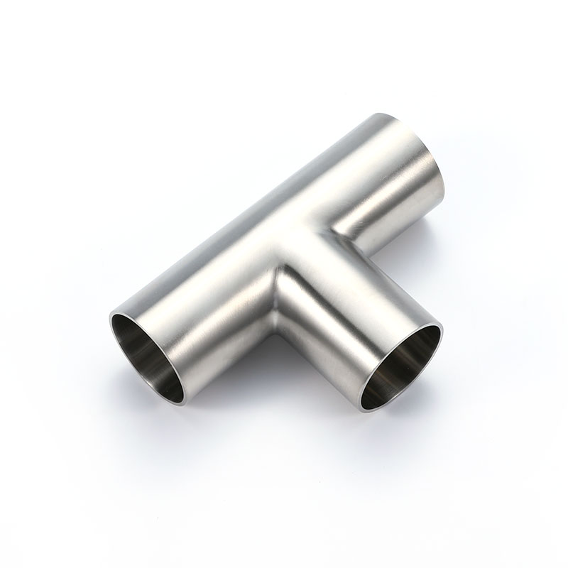 Equal Diameter Tee JIS Sanitary Stainless Steel Pipe Fitting