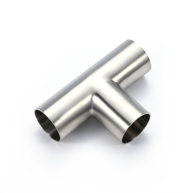 Welded Tee BPE Sanitary Stainless Steel Pipe Fitting Welded Tee BPE Sanitary Stainless Steel Pipe Fitting