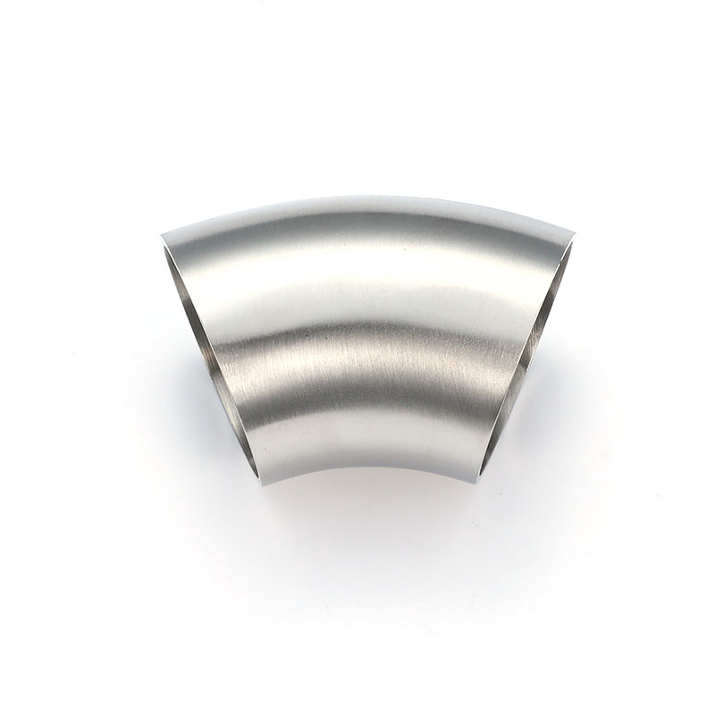 45° Short Welded Elbow BS Sanitary Stainless Steel Pipe Fitting 45° Short Welded Elbow BS Sanitary Stainless Steel Pipe Fitting