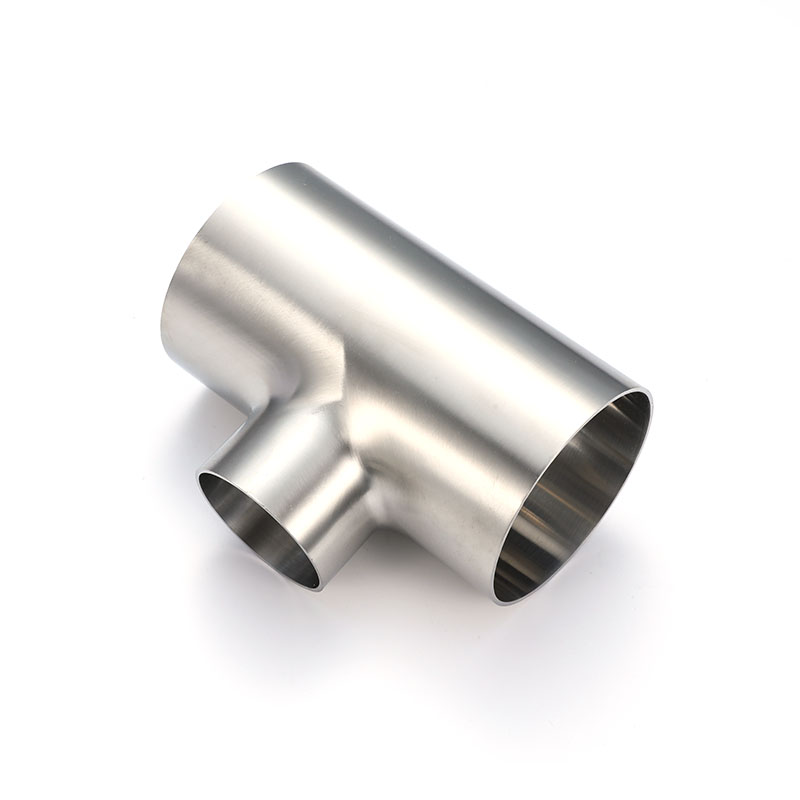 Welded Tee SA Sanitary Stainless Steel Pipe Fitting Welded Tee SA Sanitary Stainless Steel Pipe Fitting