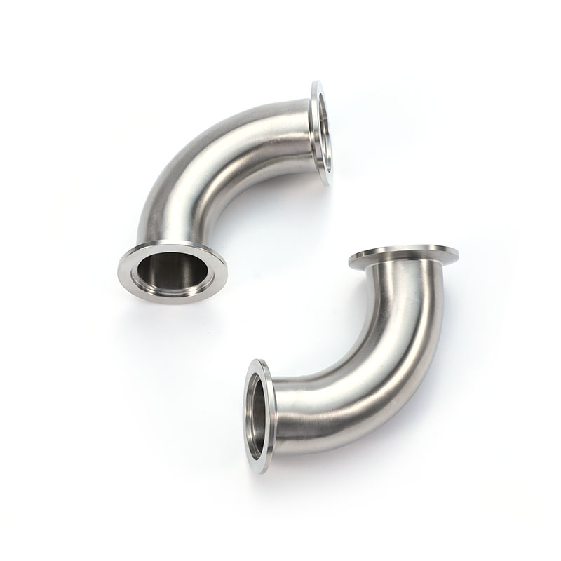 90° Clamp-Type Elbow BPE Sanitary Stainless Steel Pipe Fitting
